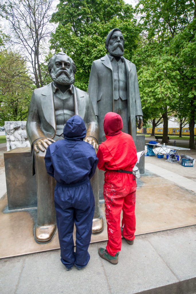 Ludwig Engelhardt: Marx und Engels, Berlin (Photo: Boris Niehaus)