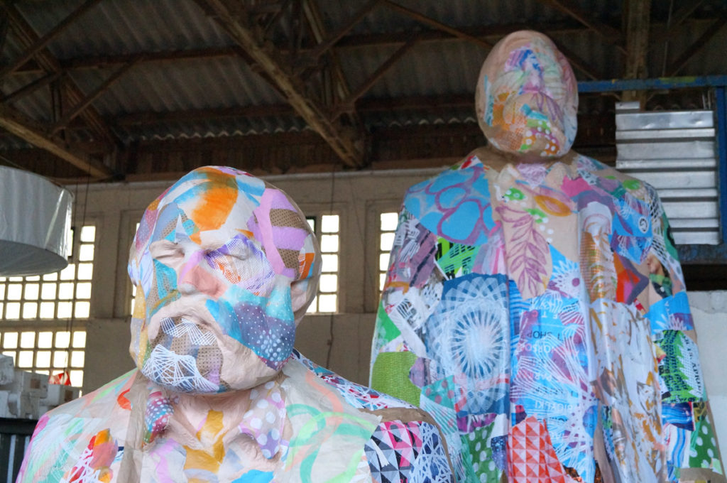 Various & Gould: City Skins – Marx und Engels, Arbeitsprozess in der Baumschule Köpenick, Berlin 2017