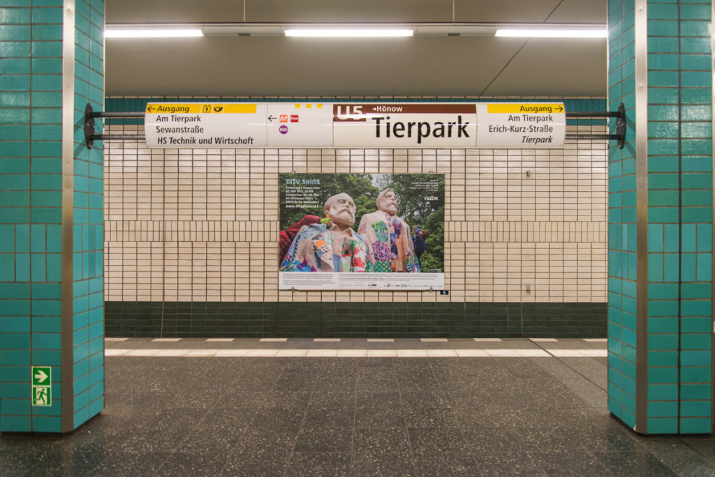 Various & Gould: City Skins – Marx und Engels, Berlin 2017 (Photo: Boris Niehaus)